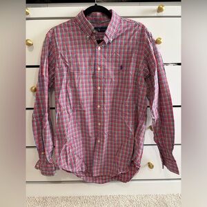 Ralph Lauren plaid button down White